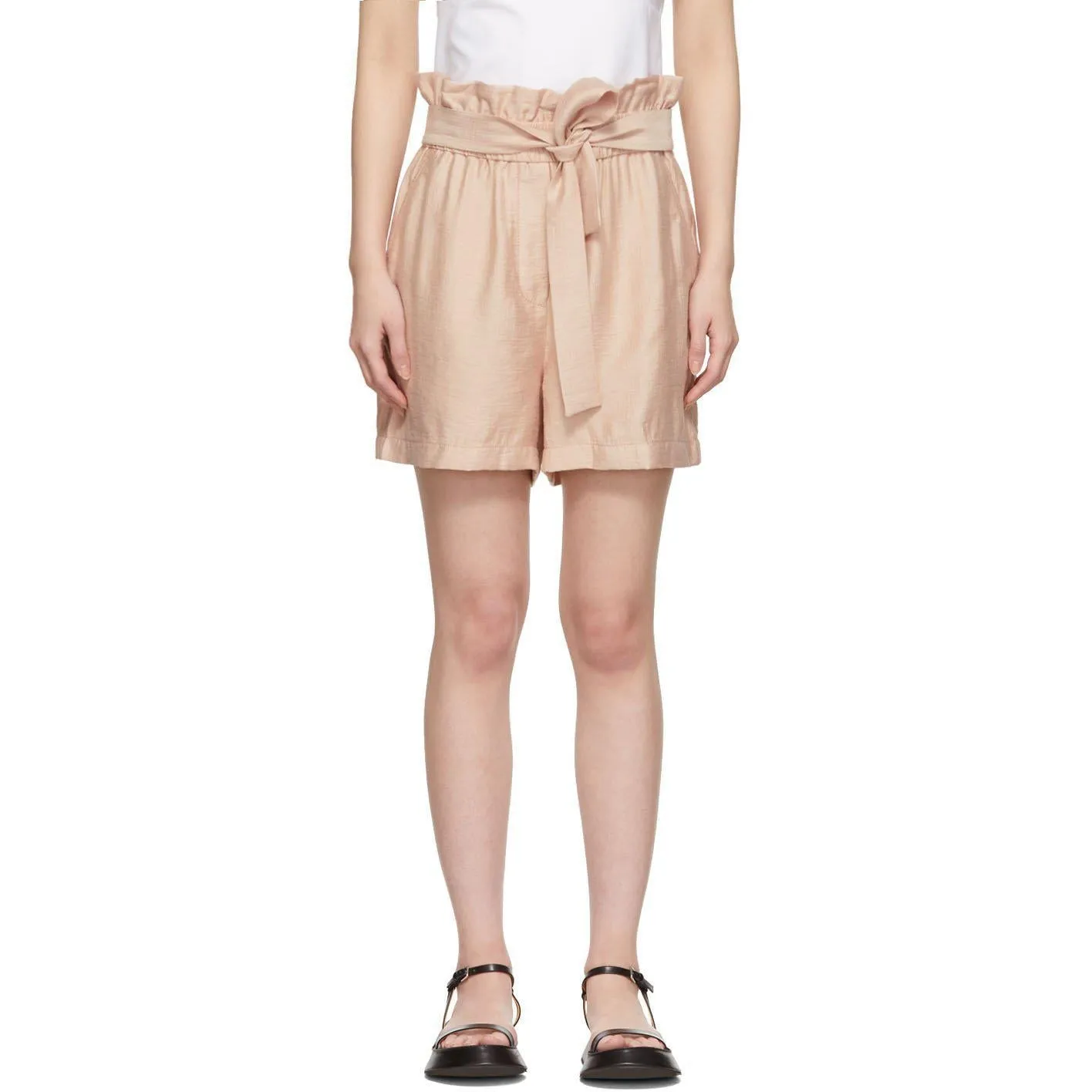 3.1 Phillip Lim Pink Paperbag Shorts