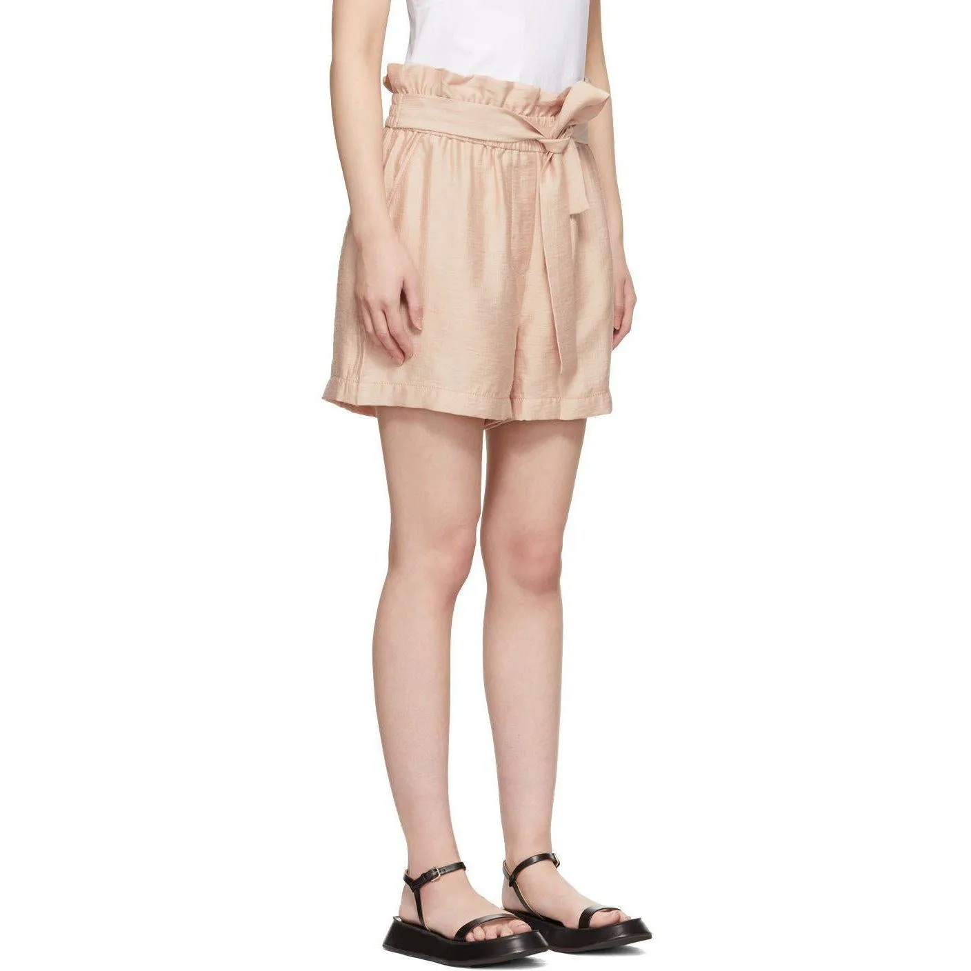 3.1 Phillip Lim Pink Paperbag Shorts