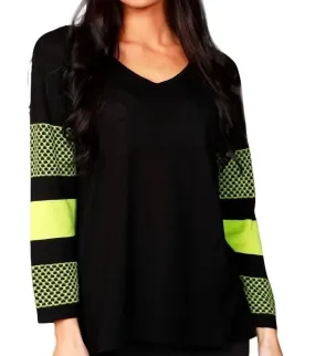 3/4 Sleeve V-Neck Sweater