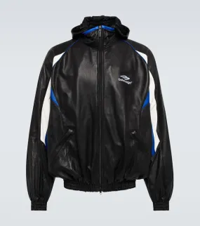 Balenciaga Leather hoodie