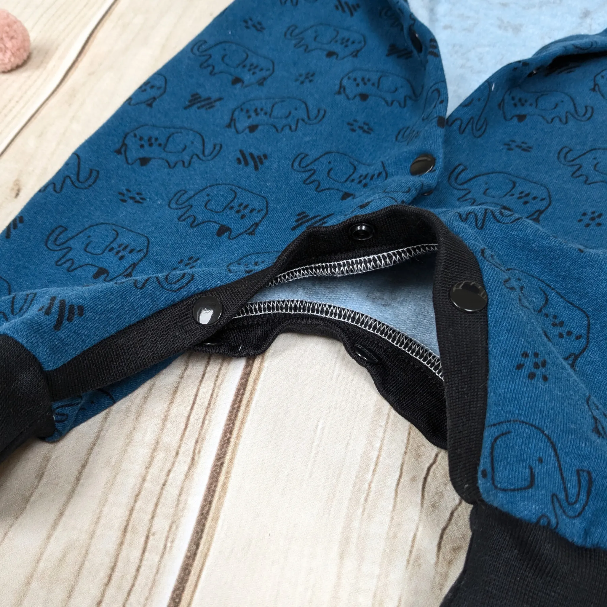 Blue Elephant Two-Way Sleepsuit/Romper