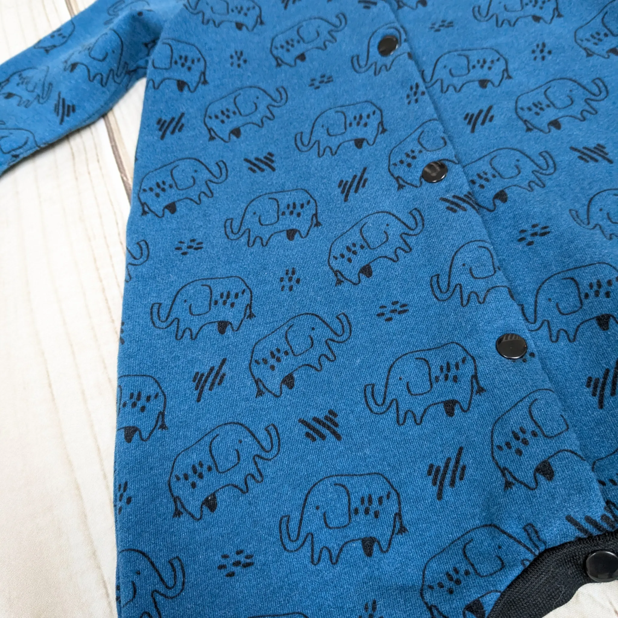 Blue Elephant Two-Way Sleepsuit/Romper