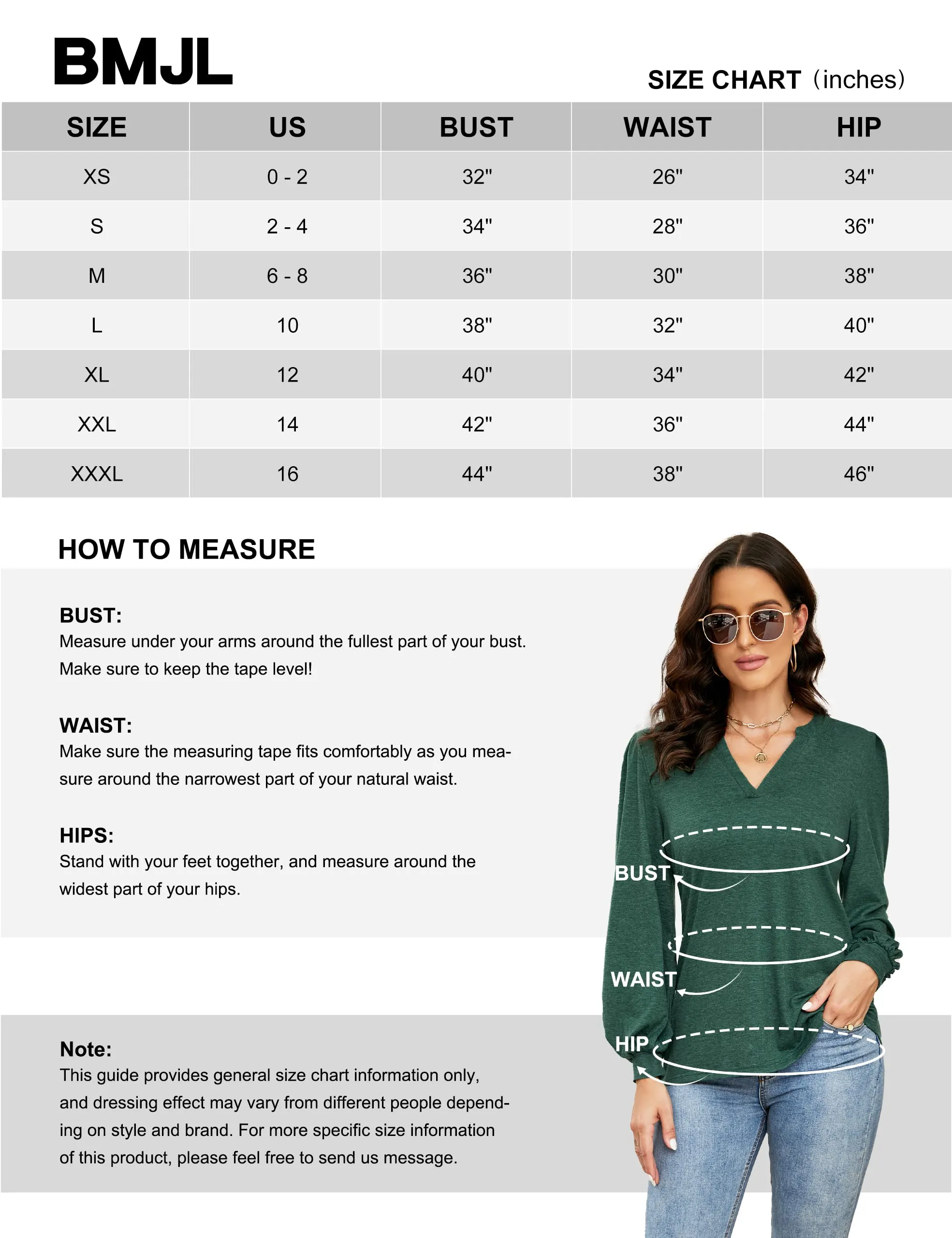 BMJL Womens Work Blouse Dressy Business Casual Tops Long Lantern Sleeve V Neck Office Fall Shirt