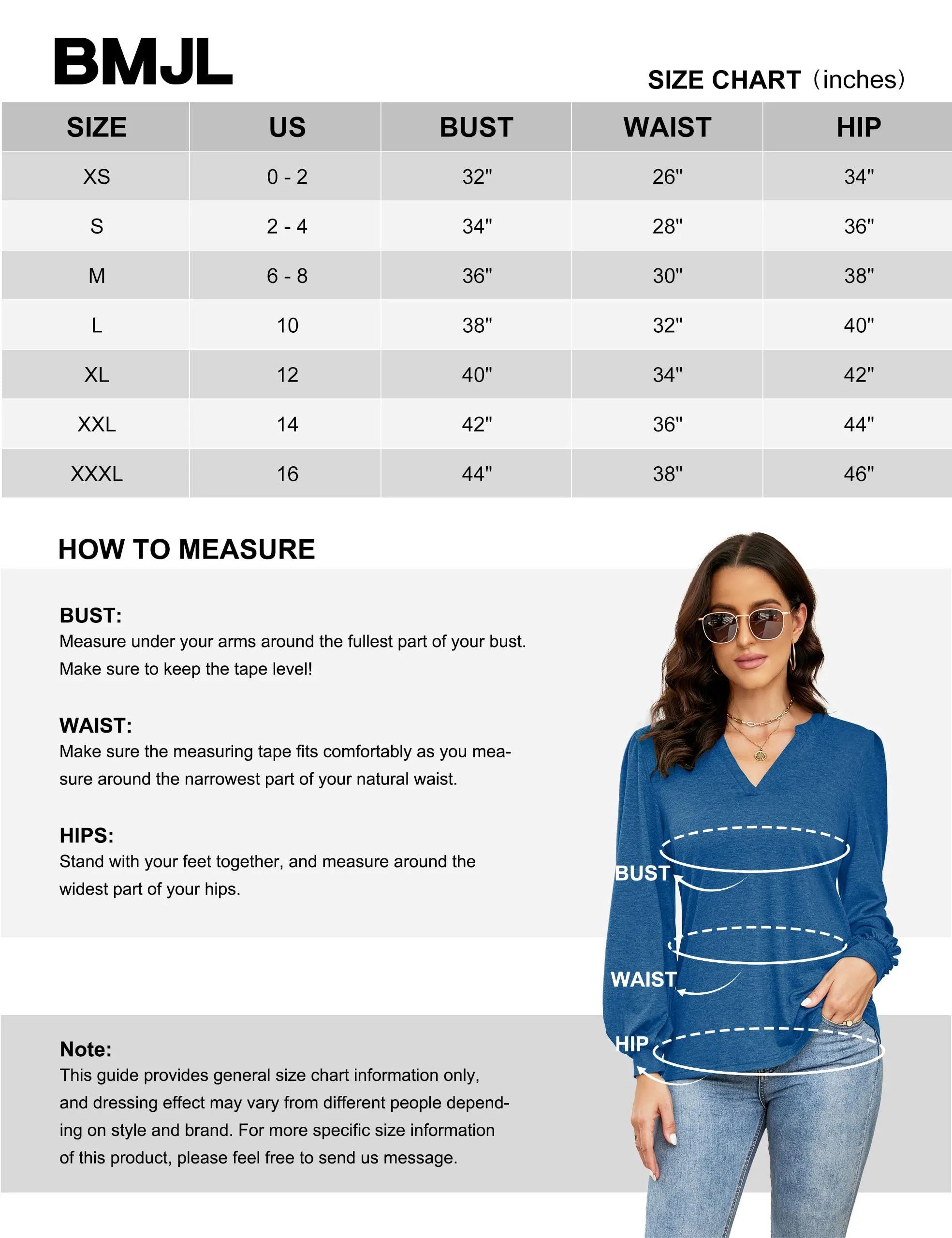 BMJL Womens Work Blouse Dressy Business Casual Tops Long Lantern Sleeve V Neck Office Fall Shirt