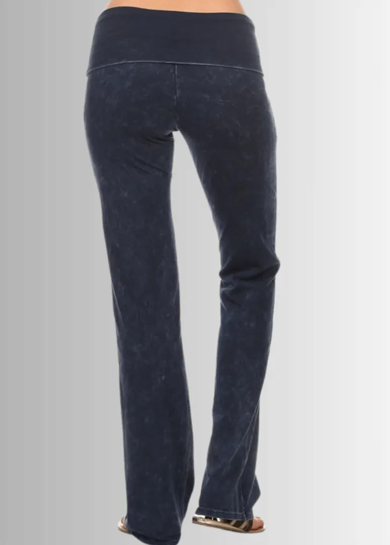 Bootcut Flare Mineral Washed Jeggings Made in USA