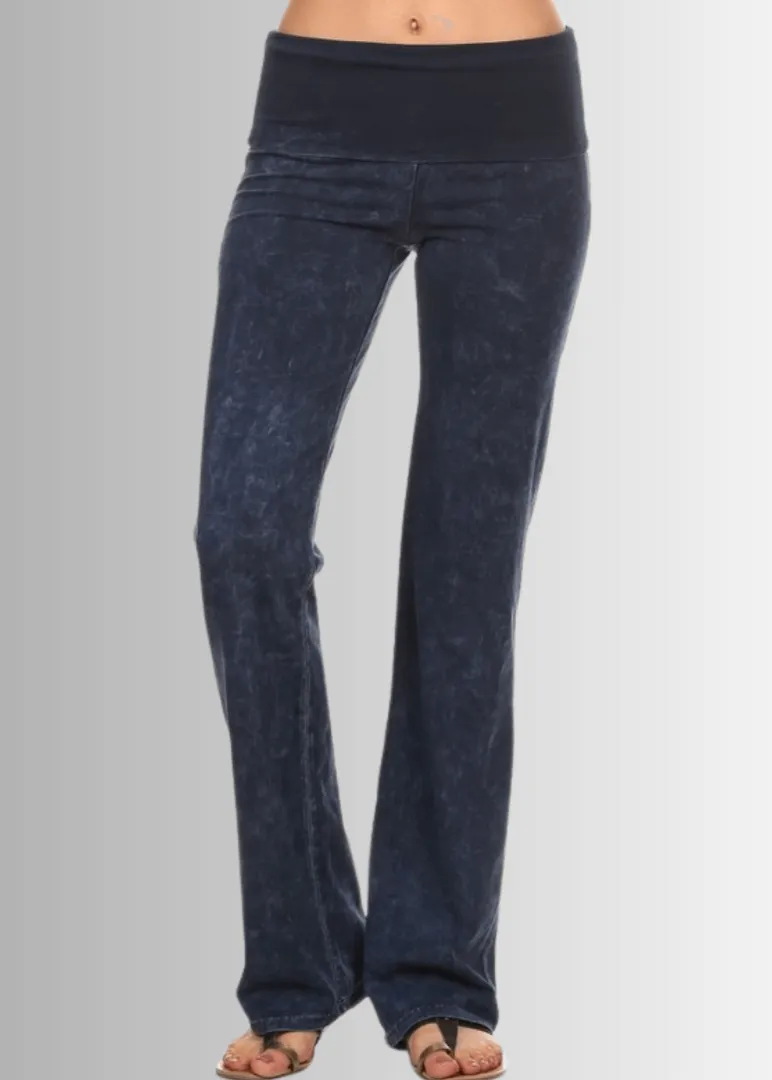 Bootcut Flare Mineral Washed Jeggings Made in USA