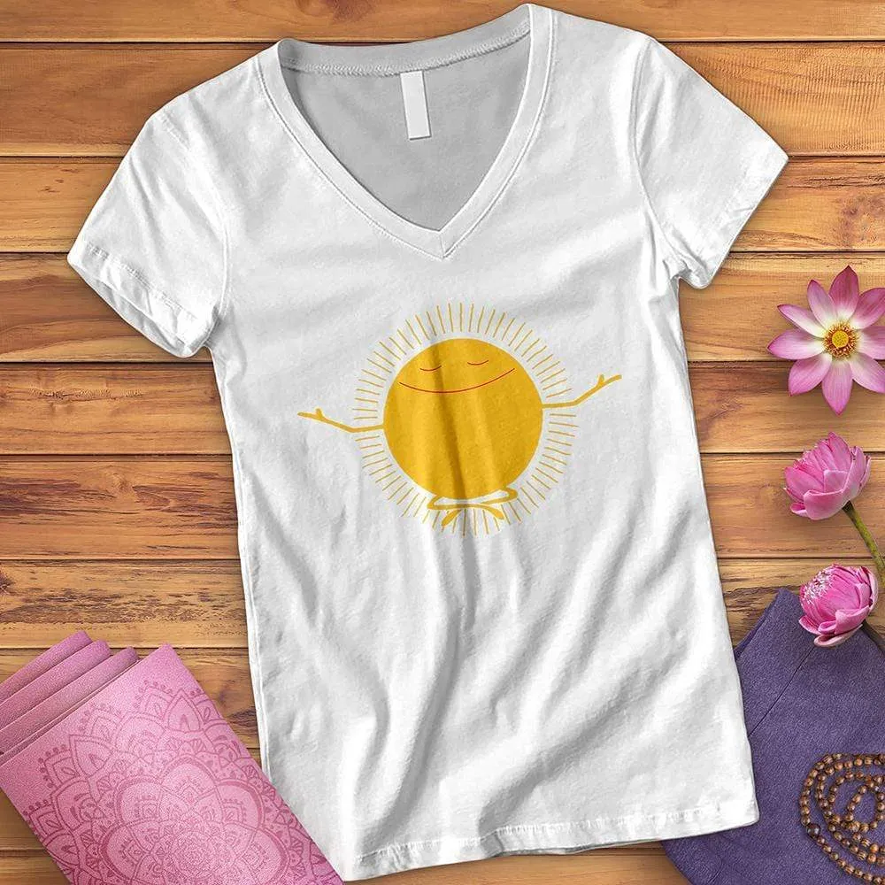 Buddha Sun V-Neck