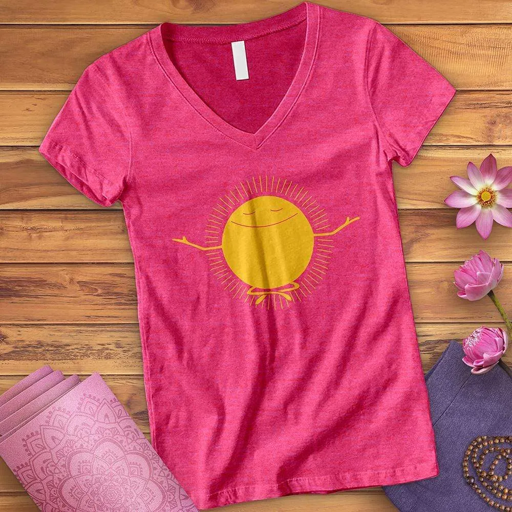 Buddha Sun V-Neck