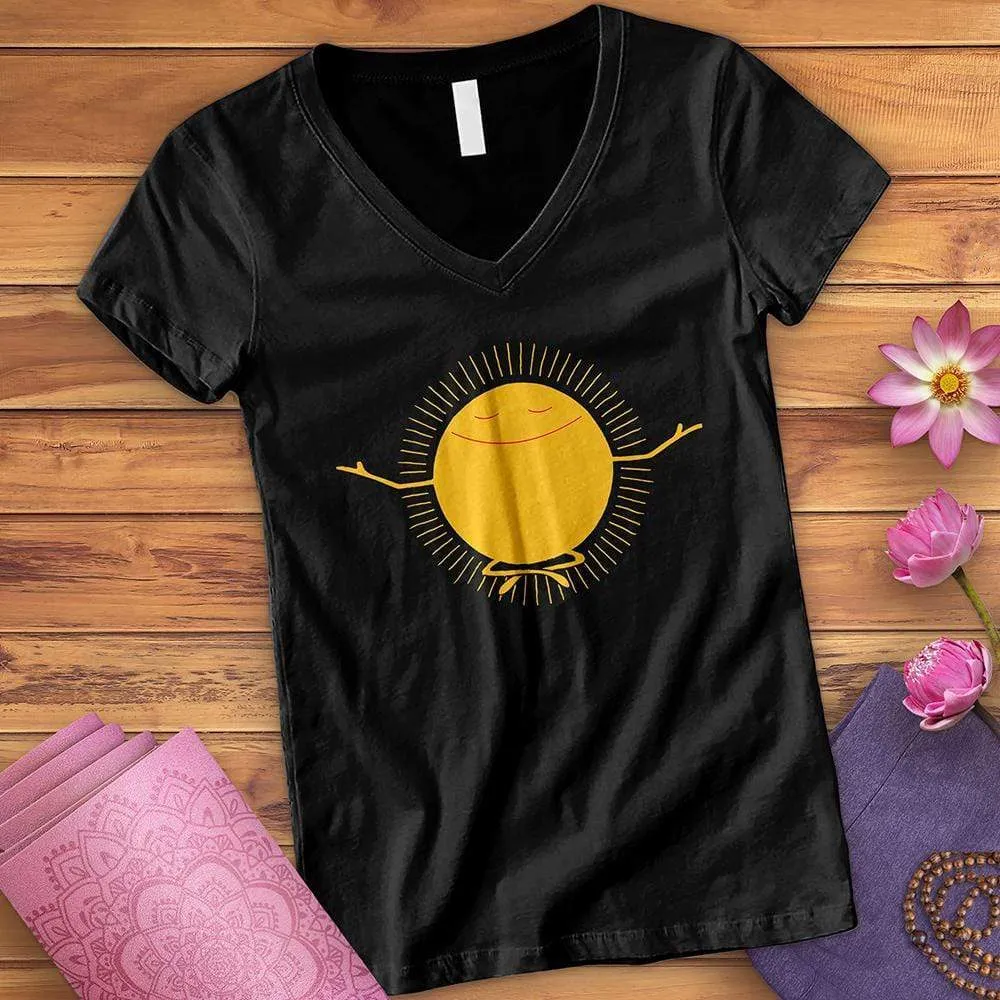 Buddha Sun V-Neck