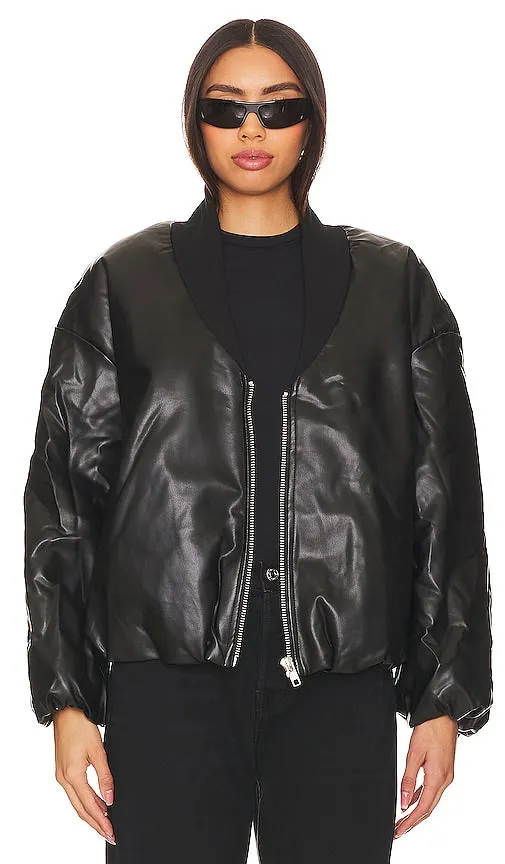BY.DYLN Atticus Bomber in Black