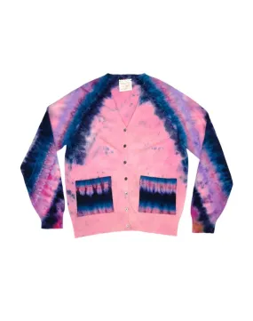 Galadriel Mattei V Neck Cardigan Blush with Dusty Hues