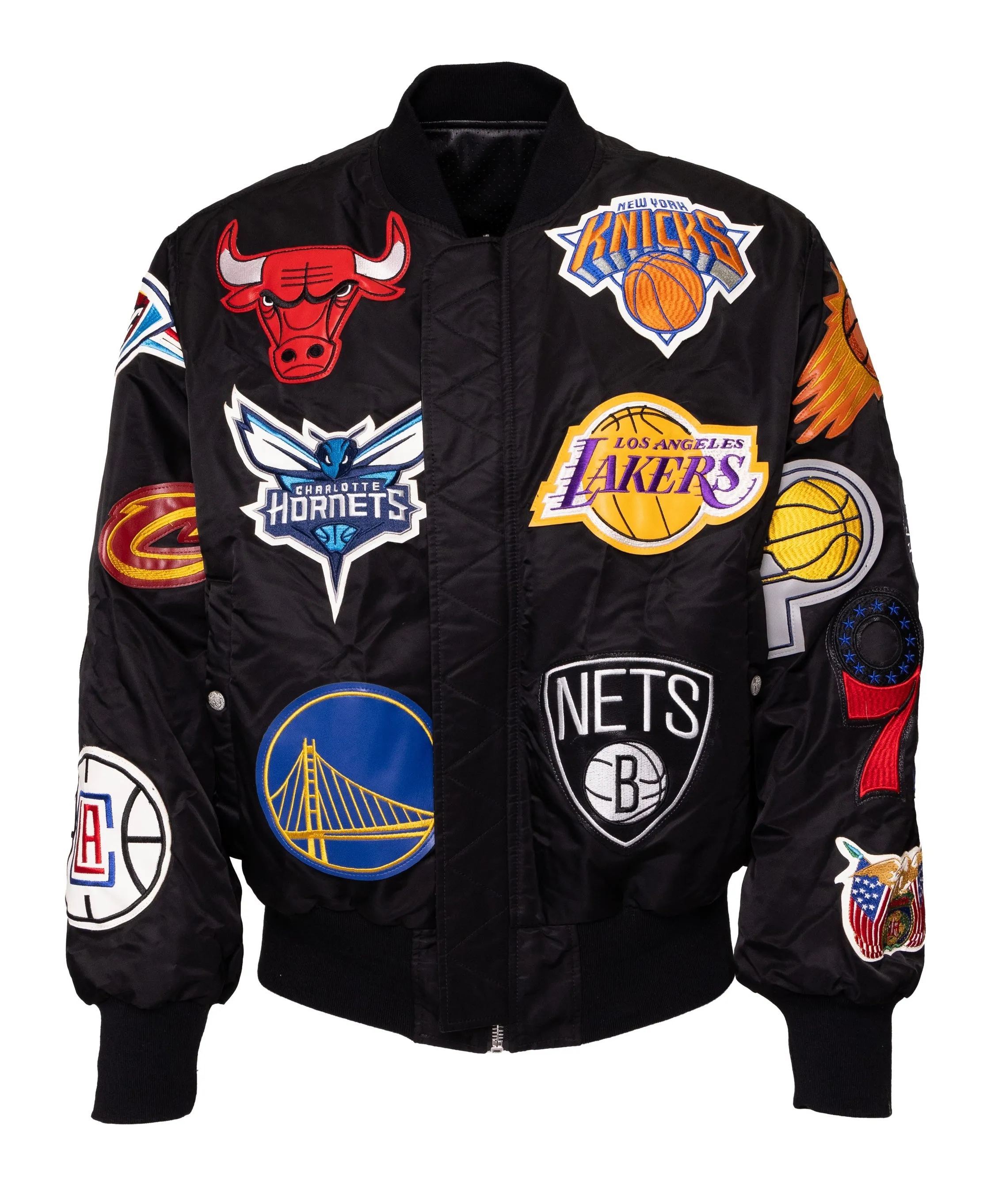 MEMPHIS GRIZZLIES x NBA COLLAGE REVERSIBLE BOMBER COLOR