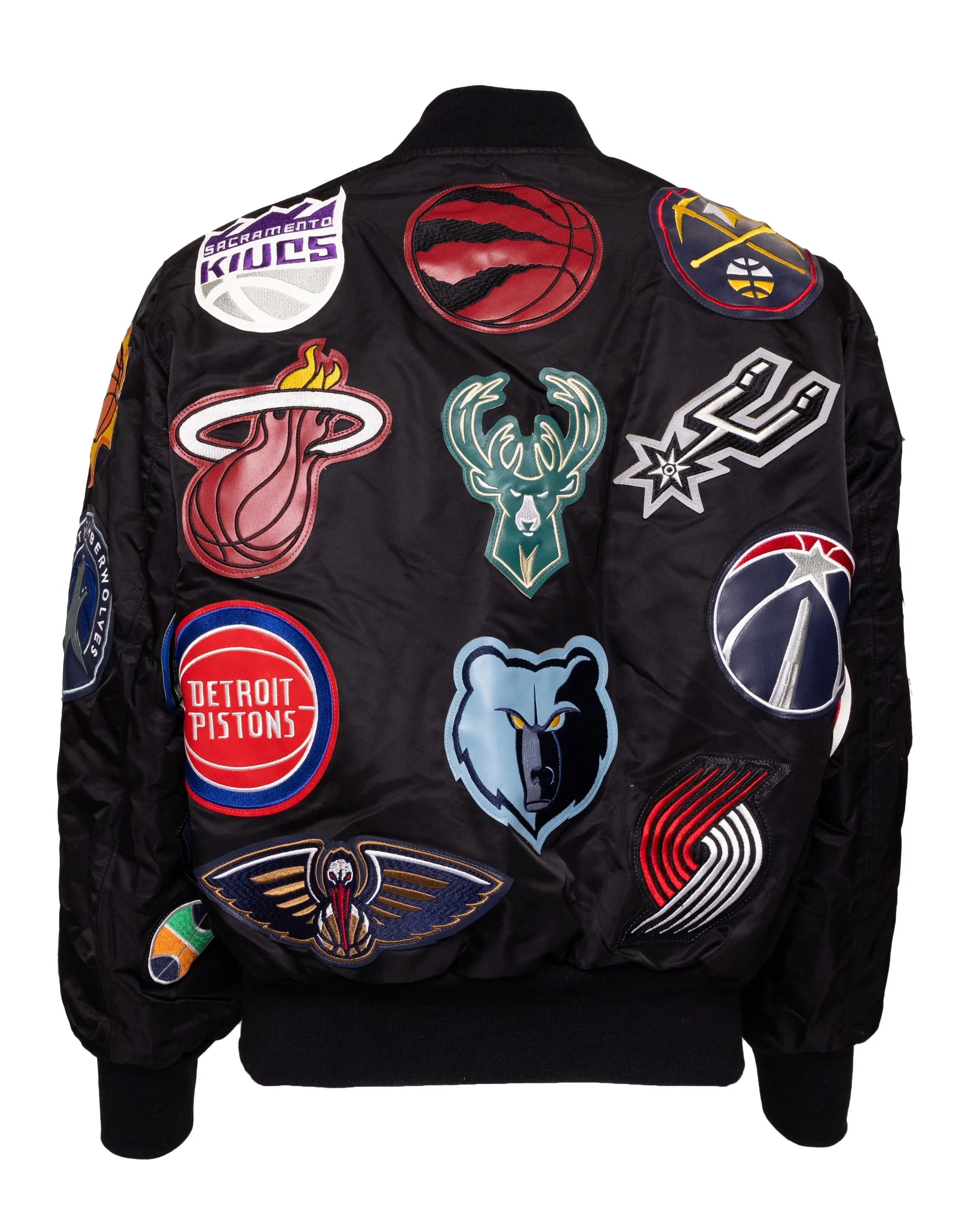 MEMPHIS GRIZZLIES x NBA COLLAGE REVERSIBLE BOMBER COLOR