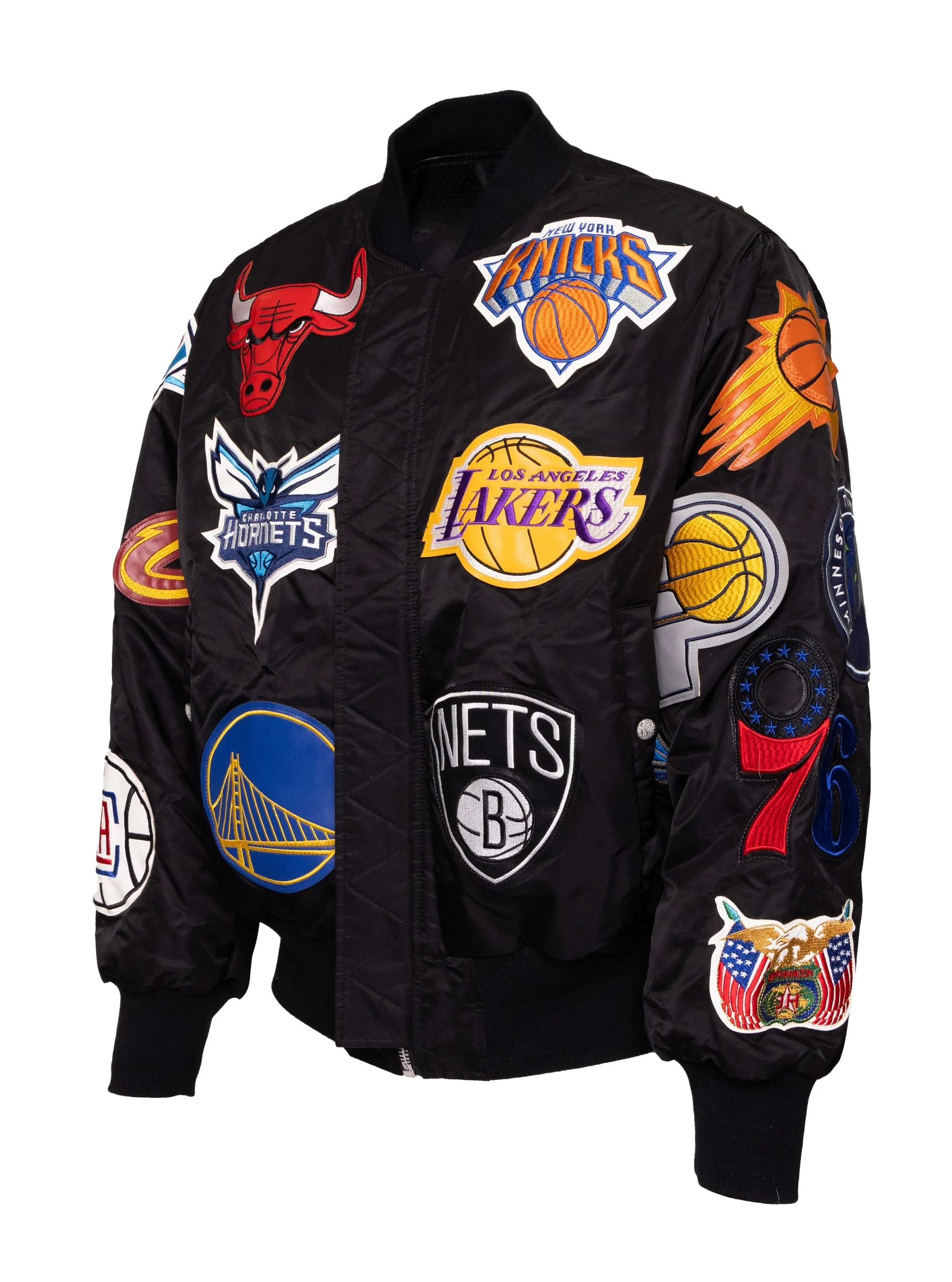 MEMPHIS GRIZZLIES x NBA COLLAGE REVERSIBLE BOMBER COLOR