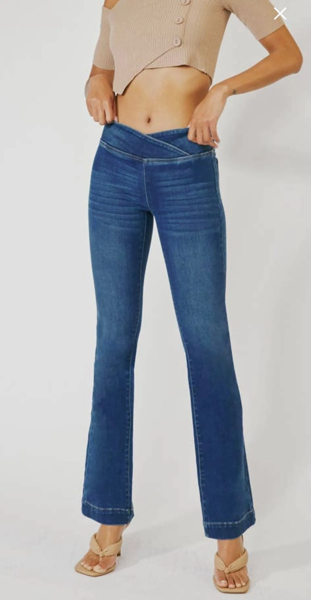 Mid rise pull on KanCan jeans