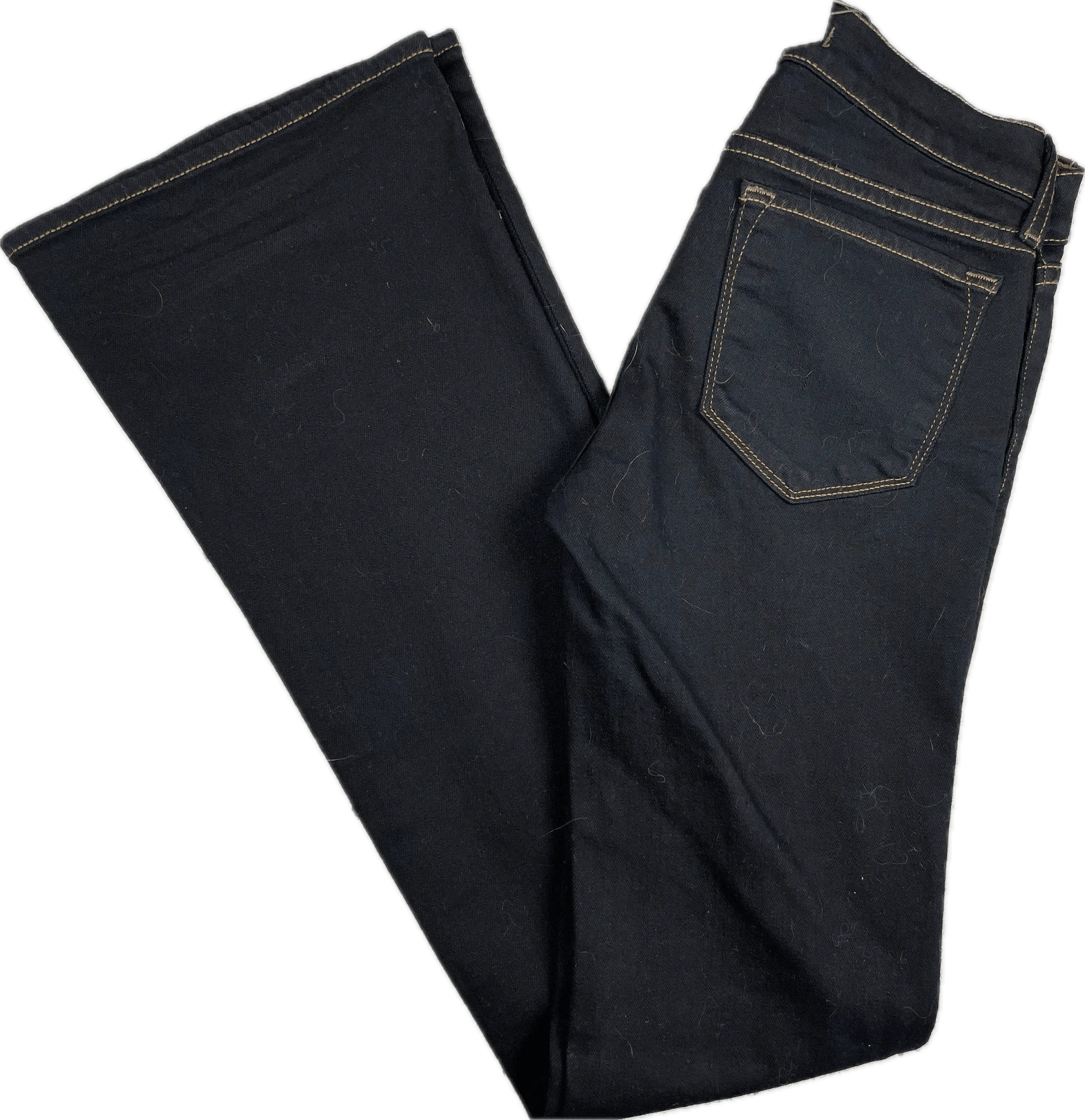 NWT- J Brand Black Denim Low Rise 'Bootcut' Jeans- Size 25