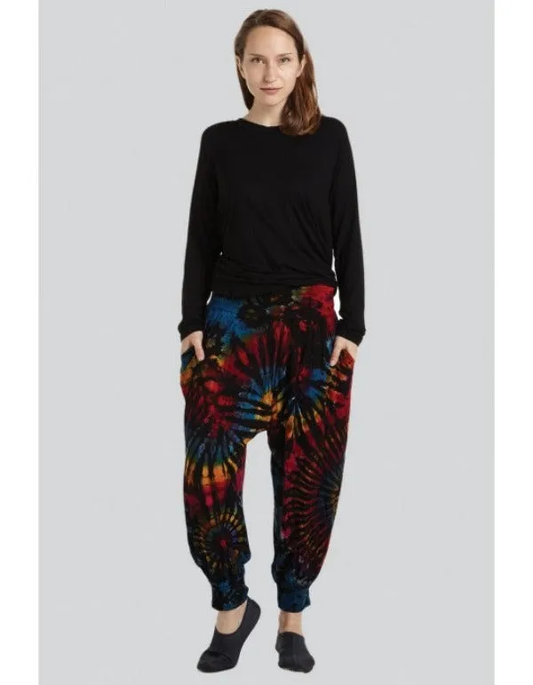 Pant - Tie Dye Harem Pant With Pockets - Unique