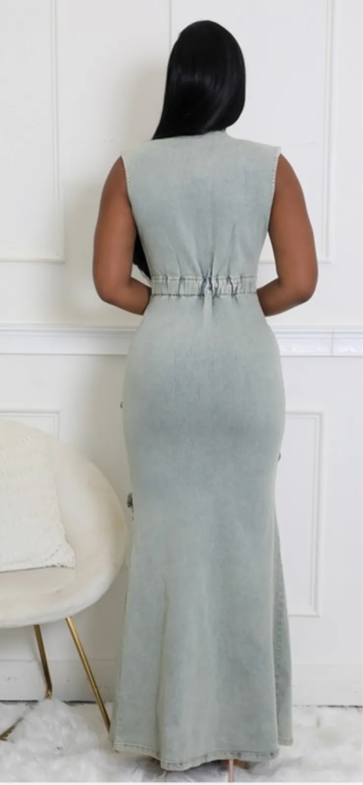Sydney dream big denim dress