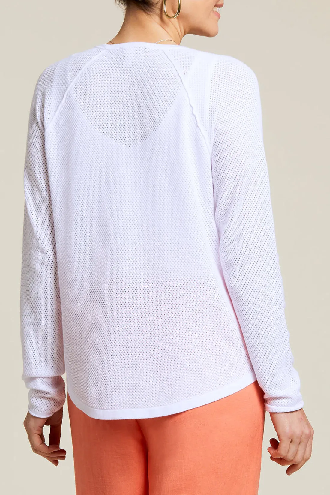 TR4814O L/S V-Neck Raglan Sweater